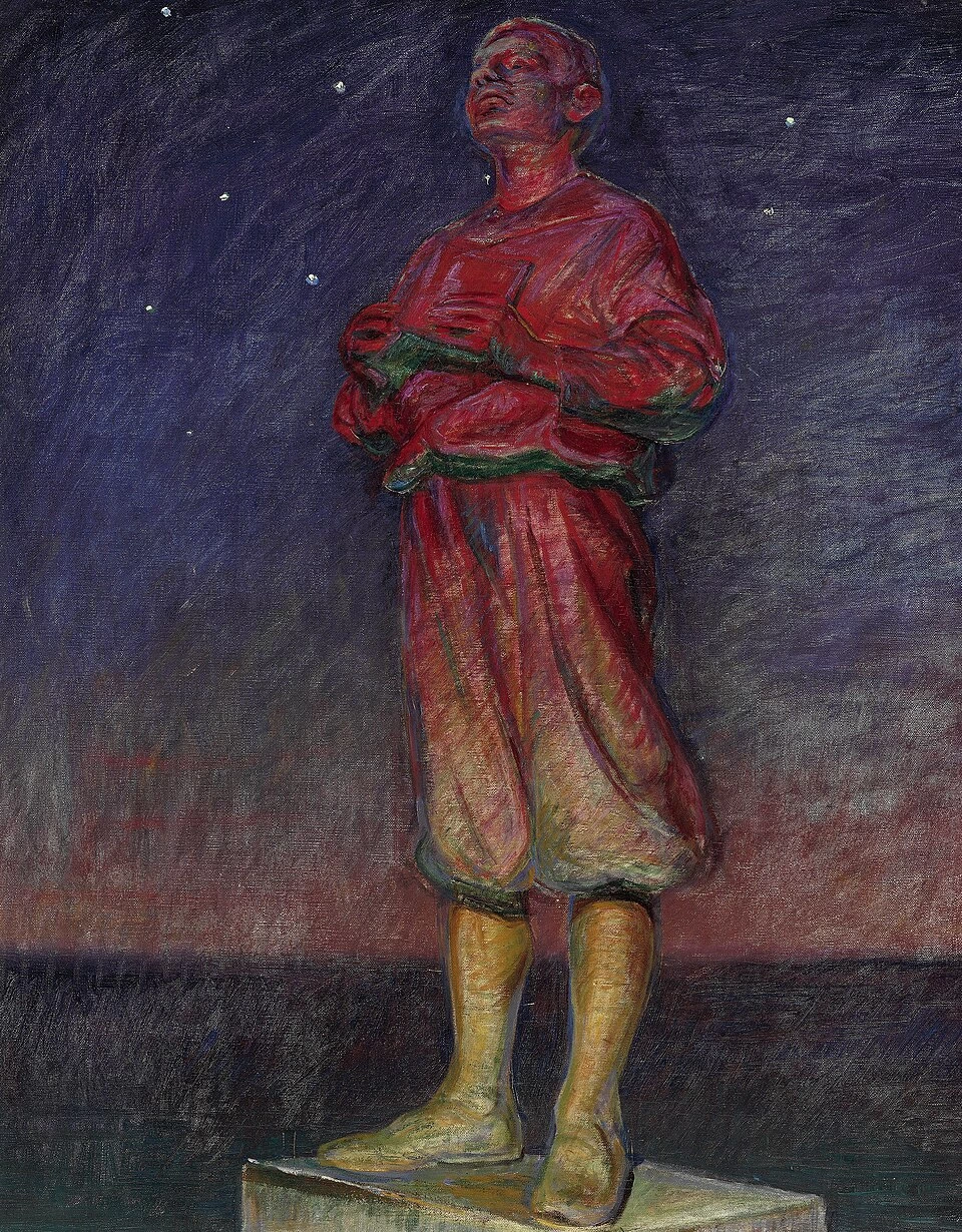 Kristian Zahrtmann - Per aspera ad astra, 1913